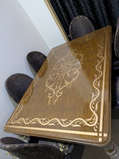Elegant 6-Seater Luxury Dining Table – Premium Design