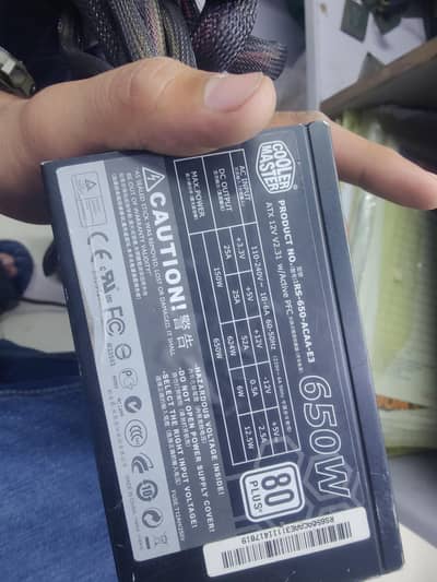 cooler master power supply 650w