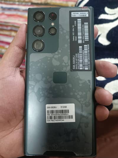 S22 Ultra 512 GB officially Pta approved with original charger