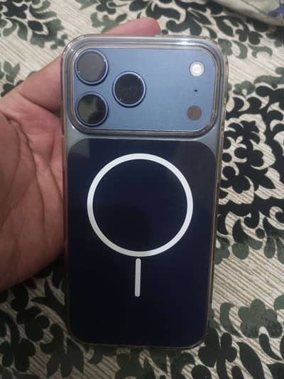 I phone 17 pro max blue