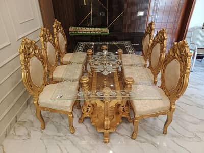6 chair dining set chinyoti style