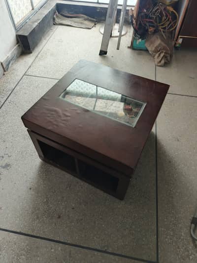 2 side table wood  - side table