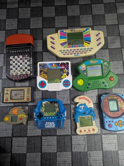 Different type old games for sale