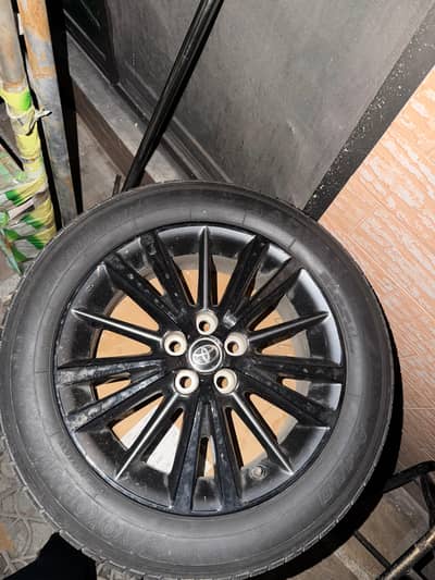 Rim and Tyre  Toyota grande