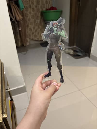 Fortnite action figure with stands