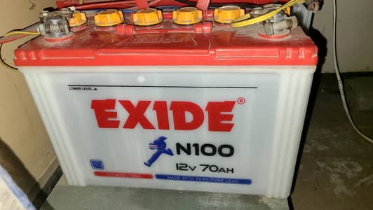 Exide N100 in good condition 10 month used