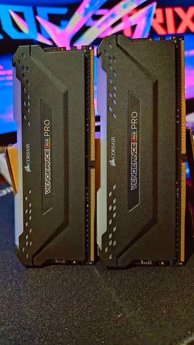 Corsair ddr4 16gb vengeance pro rgb 3600mhz ram pc memory 8x2 10/10