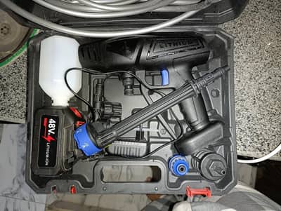 48V portable pressure washer