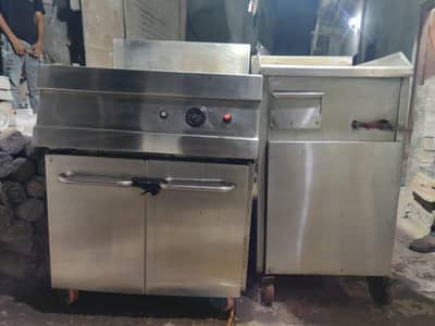 Fryer & Hot plate