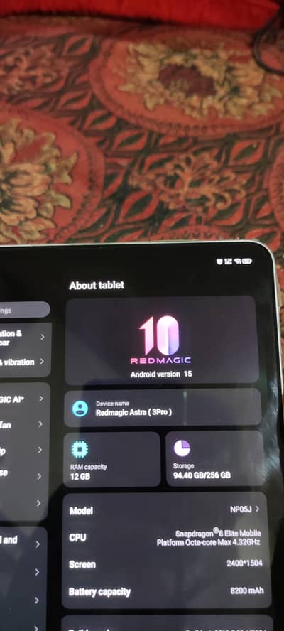 Redmagic Astra 3pro tablet