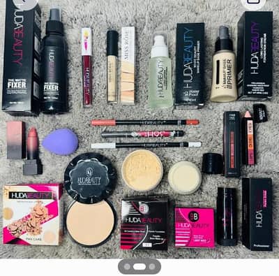 Huda Beauty 15-in-1 Ultimate Makeup Deal - Complete Beauty Kit