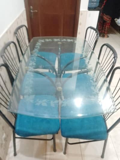 Glass dinning Table