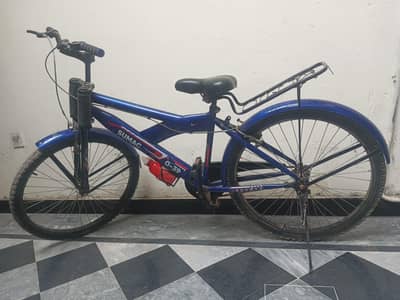 Blue Sports Bicycle
