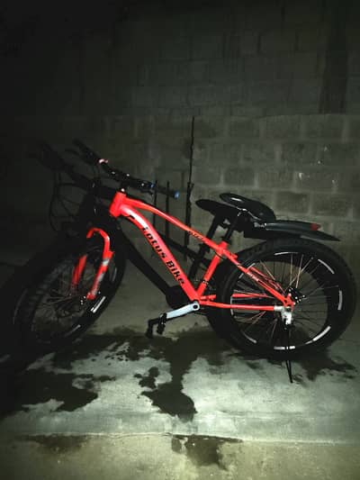 Lotus Mountain Bicycle Equipped With a Dual Disc Brakes OF MTB