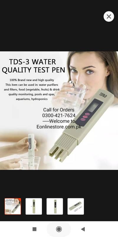 Digital TDS Water Purifier meter Quality PH Tester Home Water