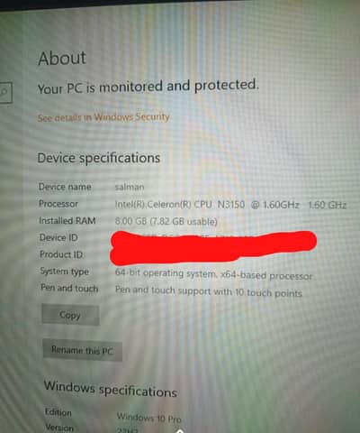Lenovo Thinkpad laptop