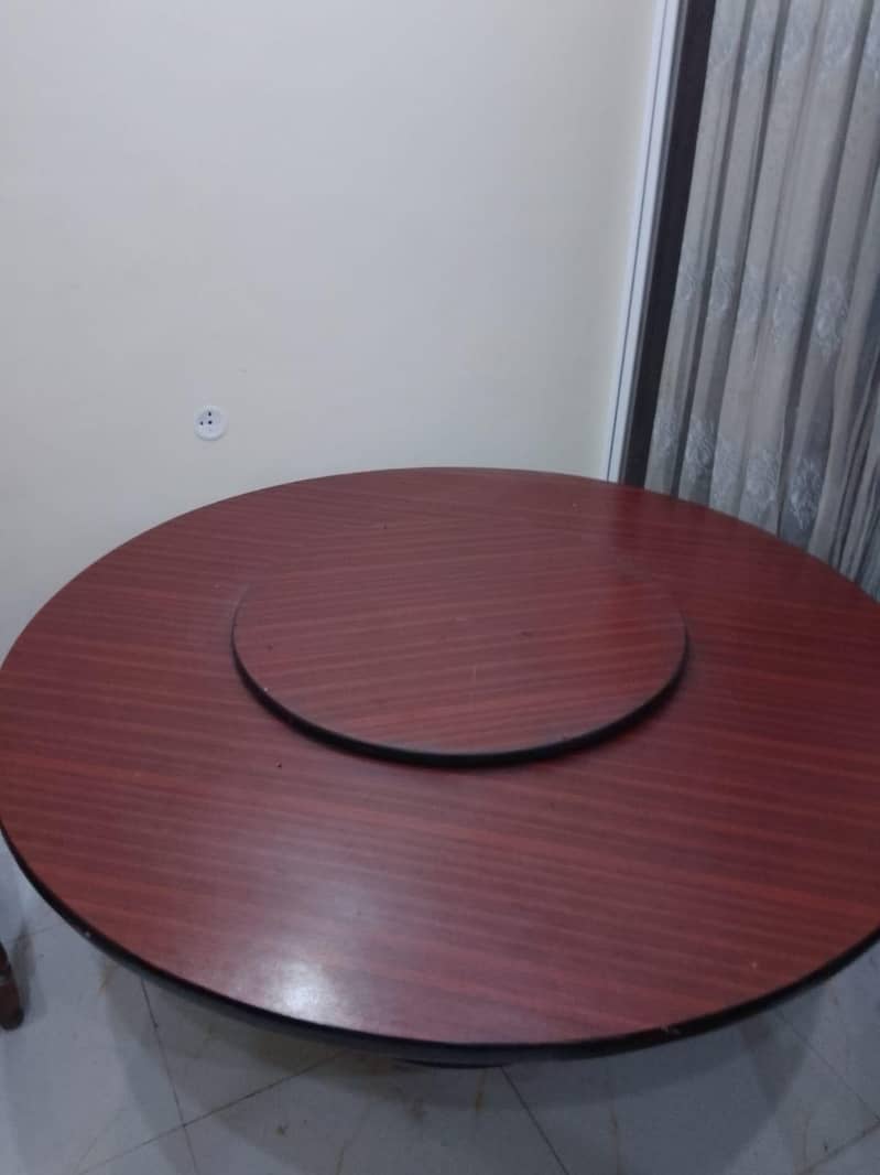 Rotating round table 3