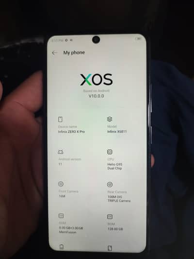 Infinix mobile modle zero x neo for sale 8plus 128 Price 24000