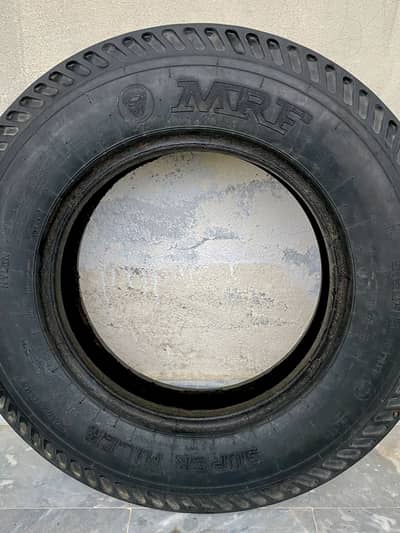 Original MRF Super Miler 6.50-16 Heavy duty tyres -Excellent condition