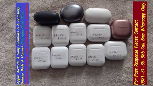 apple airpods sony samsung galaxy buds charging case