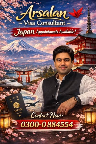 Japan Visa Appointment Available! Visa appointments all over the world