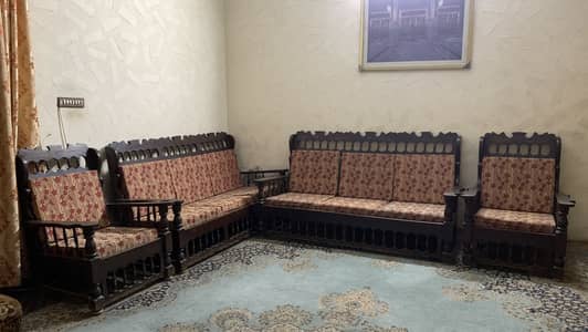 8 seater pure wooden sofa set for urgent sale