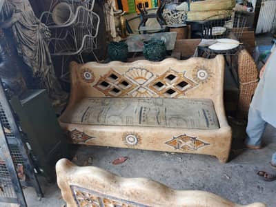 antique imported chair set dewan imported sofa  fiber wooden metal