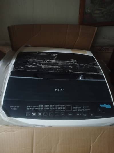 Haier washing machine.
