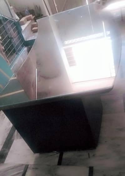 Luxury Executive Table – 13mm Heavy Mirror Glass | Excellent Condition