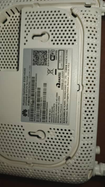 Huawei OptiXstar EG8145X6 GPON Fiber Wi-Fi 6 Router