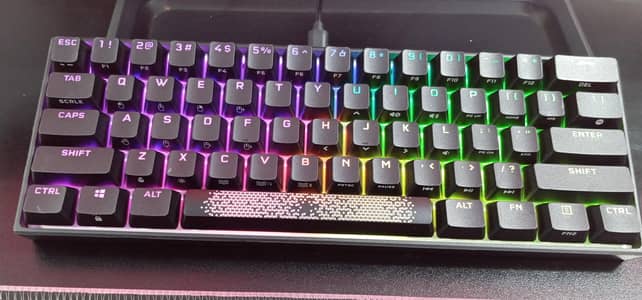 Corsair K65 RGB Mini 60% Optical Mechanical Gaming Ultra-Fast Keyboard