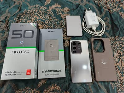Infinix Note 50 (8GB / 256GB) – Just Like New – Full Box + Warranty 