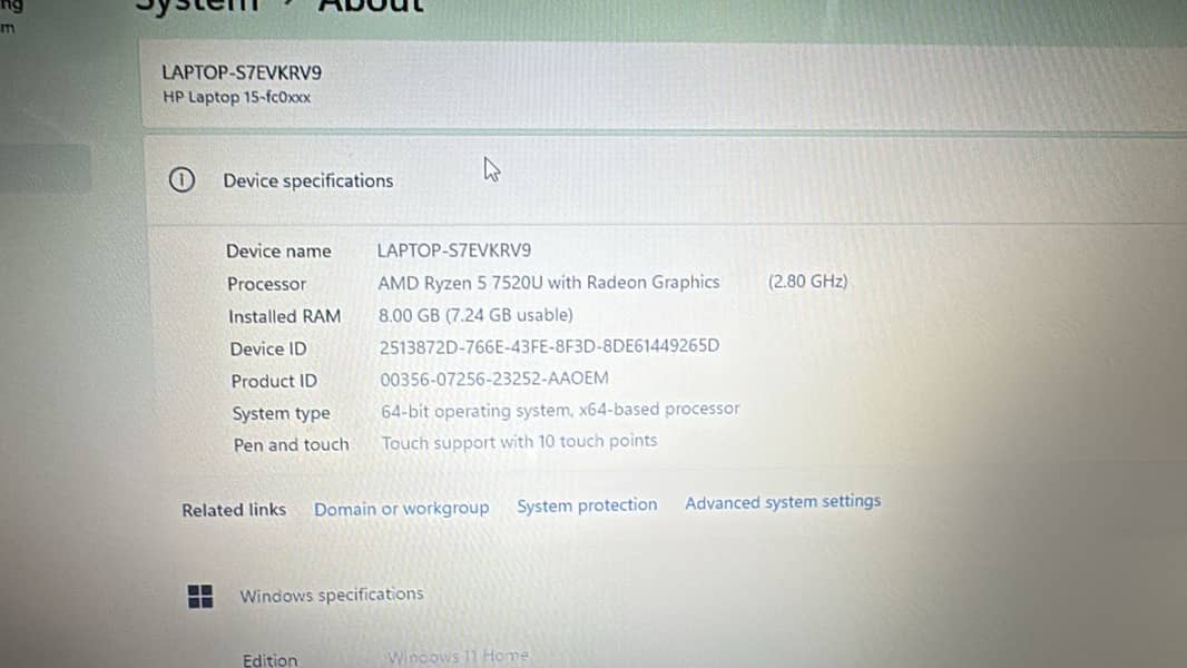 HP notebook 3