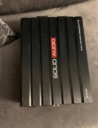 Pioneer Champion Series Woofer & Solid Audio 6500W Amplifier