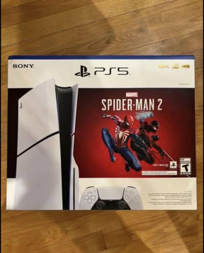 SONY PS5 Slim Spiderman 2 US model Bundle Brand New