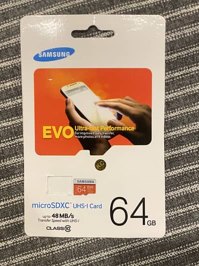 64GB SAMSUNG MICRO SD CARD