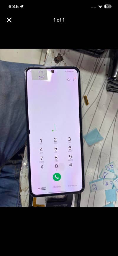 Galaxy Flip 3 Doted Panel original