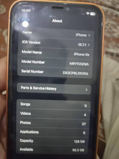 iPhone XR convert 17 promax all ok battery health 99