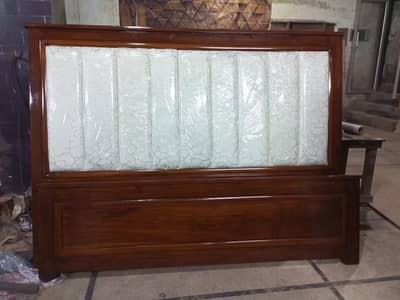 New pure woden double bed