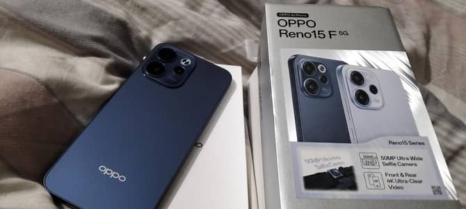 oppo reno 15 f G brand new just used only one week  need money
