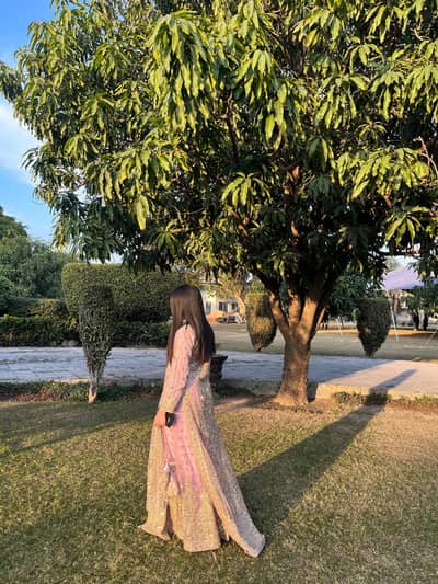 Haseens sharara dress with pishwas