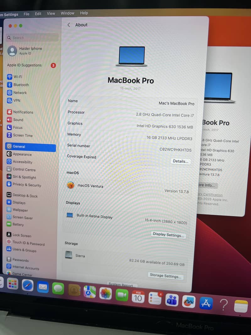 Macbook pro 2017 5
