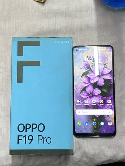 OPPO F19 PRO FOR SALE. STORAGE 8/128. WITH BOX AND CHARGER.