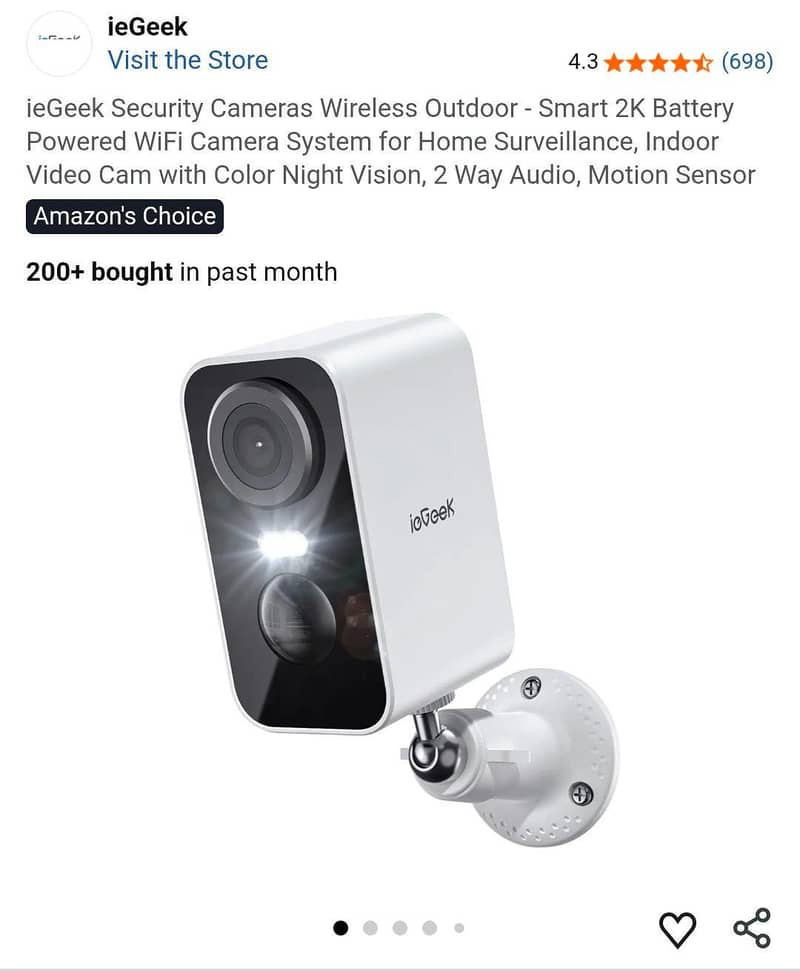 (ieGeek) 2K Wireless Security Camera, Night Vision, MotionDetection 9