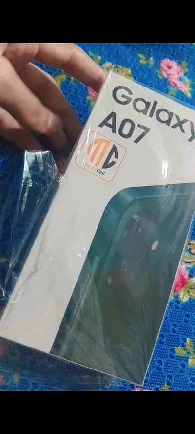 Samsung a07 just box open for sale