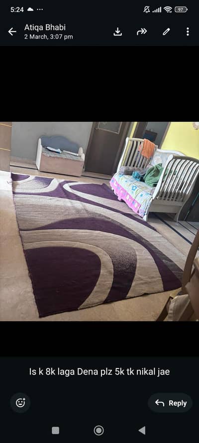 good condition rug for sale