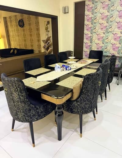 Dining Table with 8 Chairs