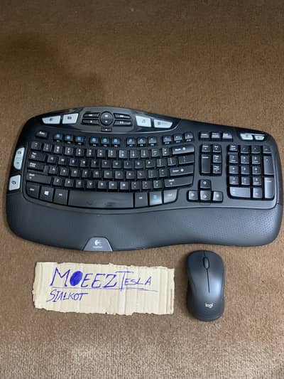 Logitech K350 Wireless Keyboard Mouse Combo Set Original