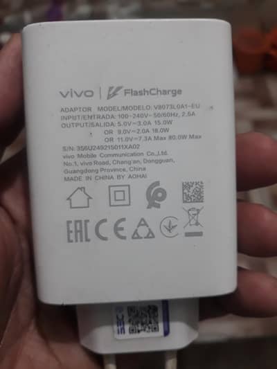 Vivo Original 80 Watts  Flash Charger