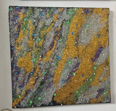 A sparkle of creativity on canvas(1 piece)